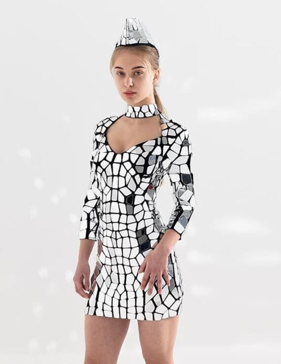 mirror ball dress