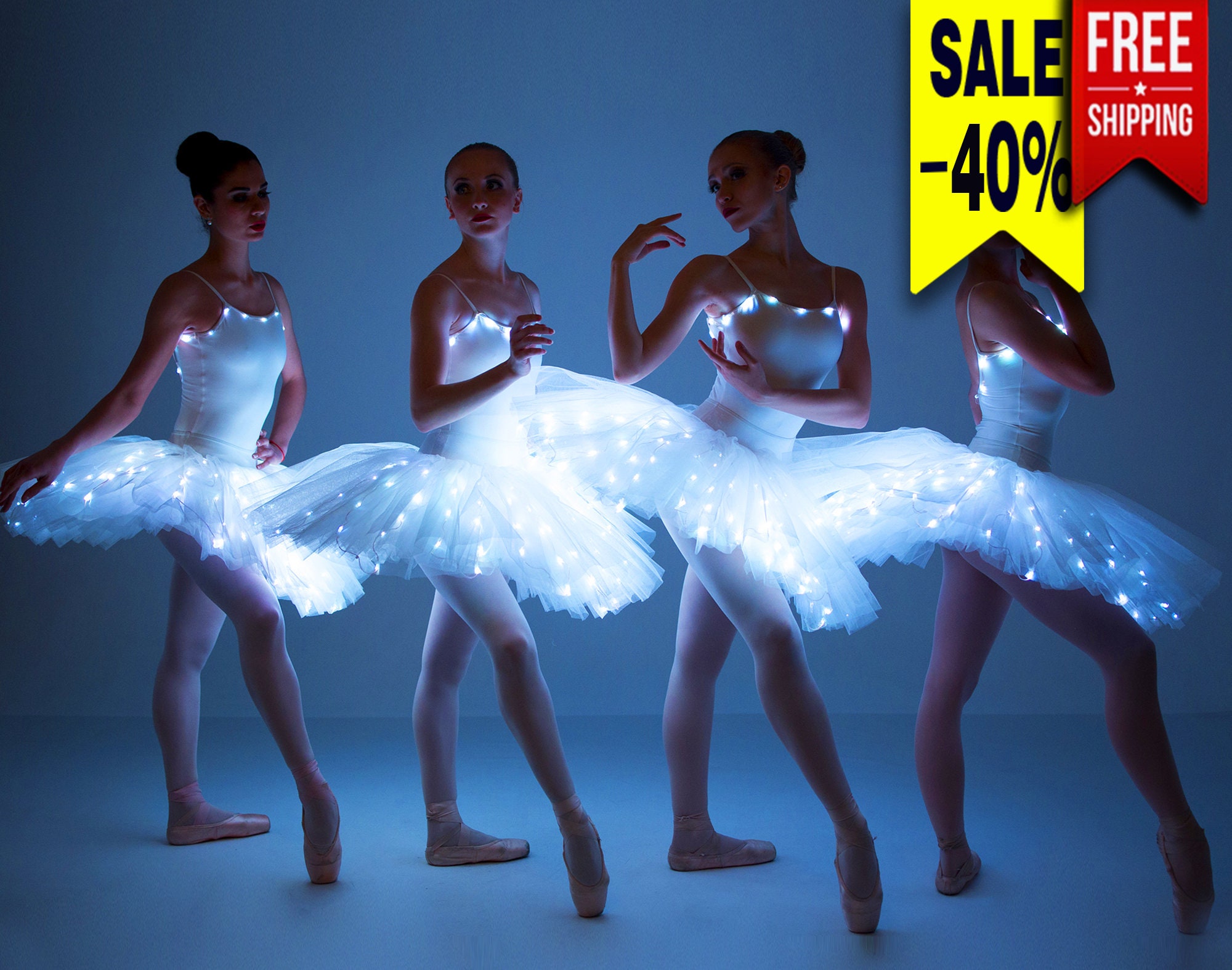 Smart LED Tutu Light up Ballerina Costume Glowing | Etsy