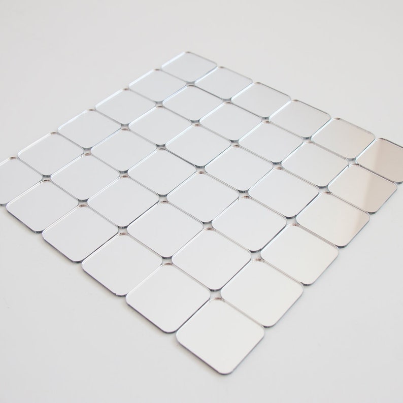 Bulk square mirror tiles for sale from _M03 Etsy
