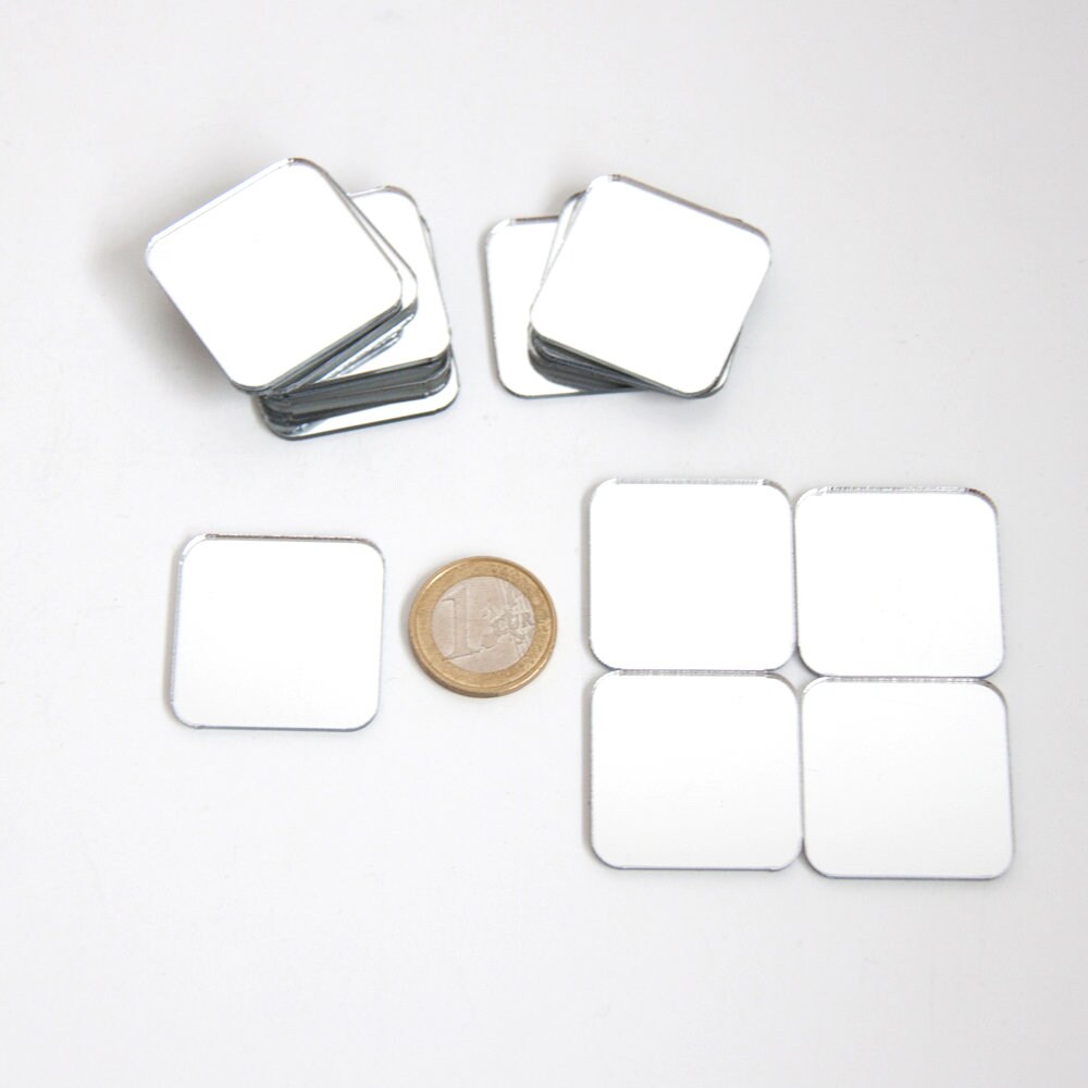 Bulk square mirror tiles for sale from Etsy