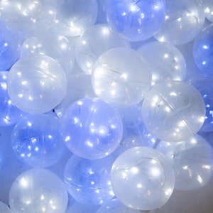 Decoración navideña de bolas de hadas LED 500 piezas / decoración LED / decoración de fiesta / por ETERESHOP _P33 imagen 2