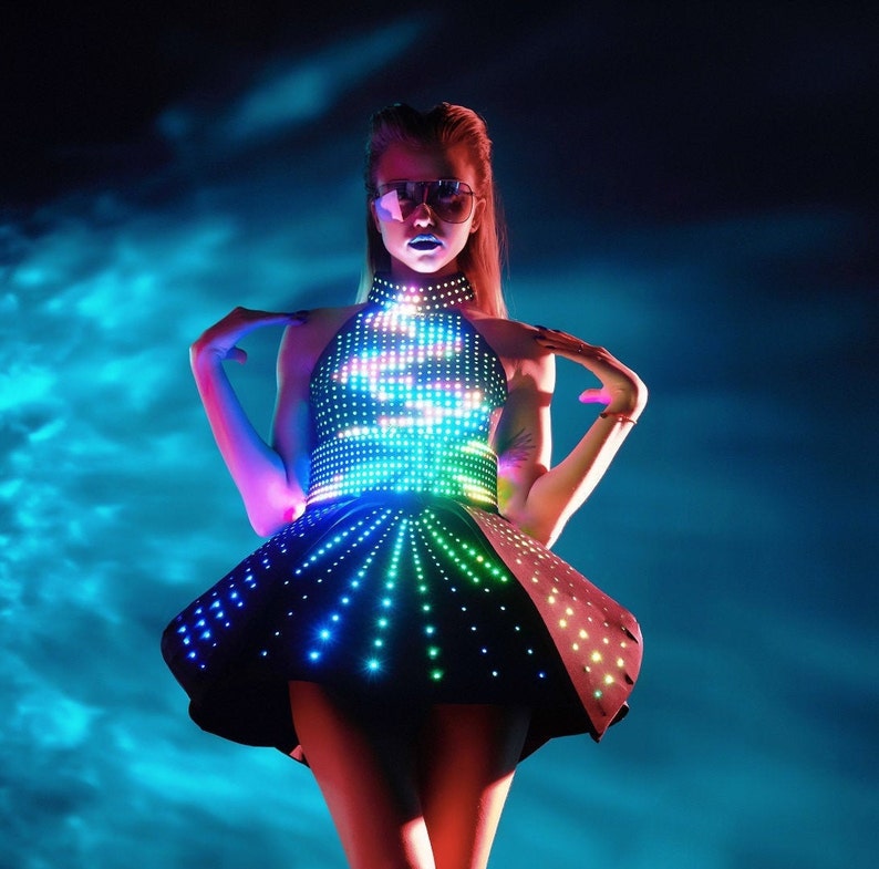 led dress for dance