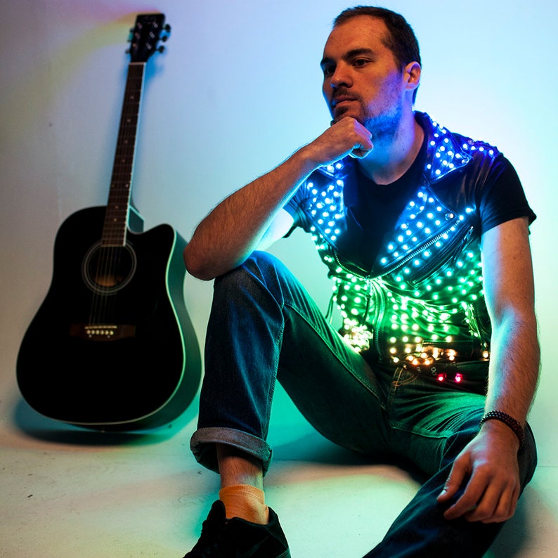 Festival wear LED light up festival musician vest clothing / Etsy