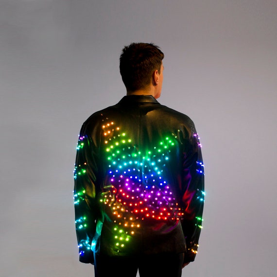 LED Light up Stage Jacket Costume Clothing /glow Fashionable Etsy