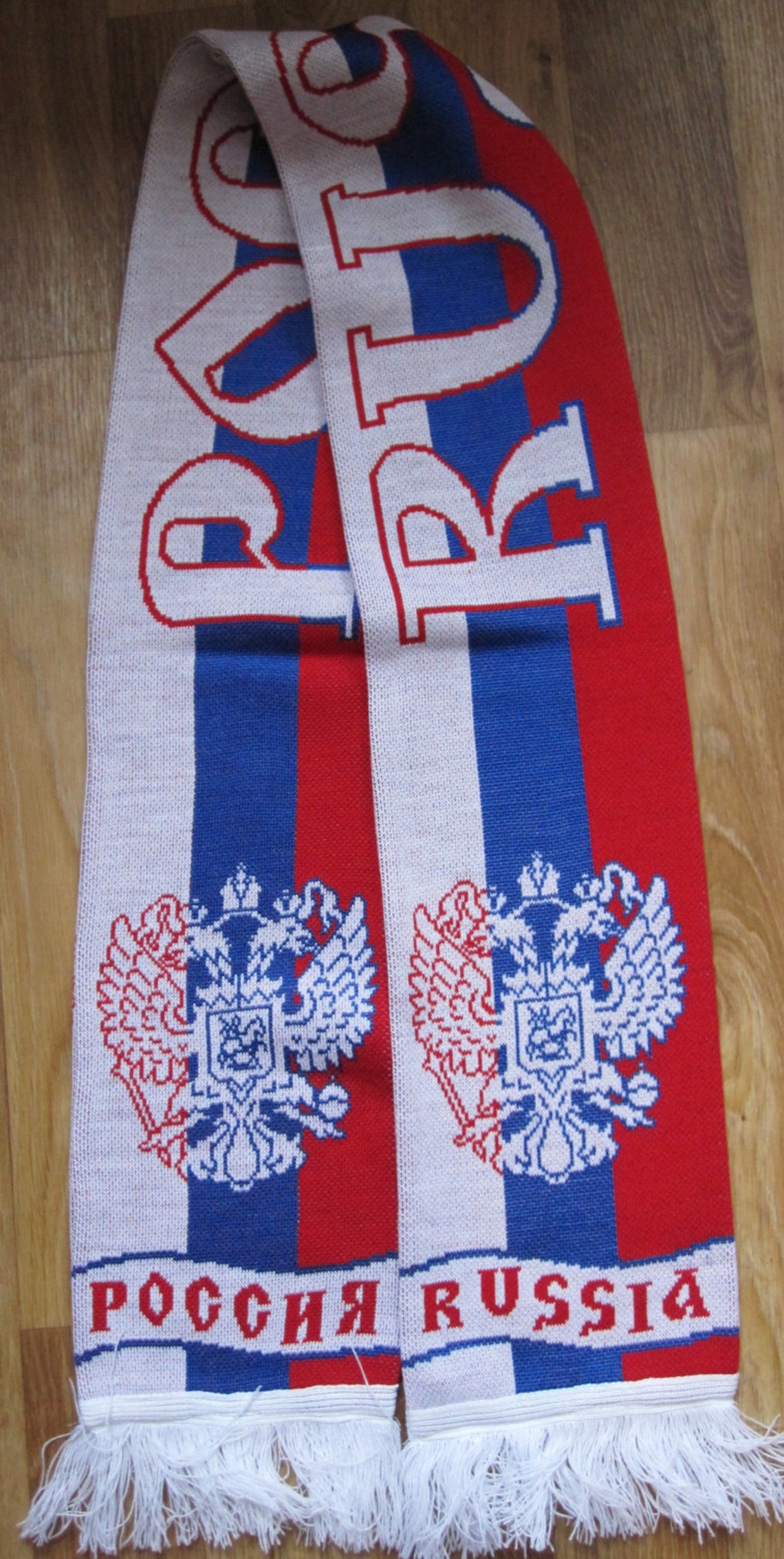 Russia Fan Scarf Russian Россия шарф Etsy