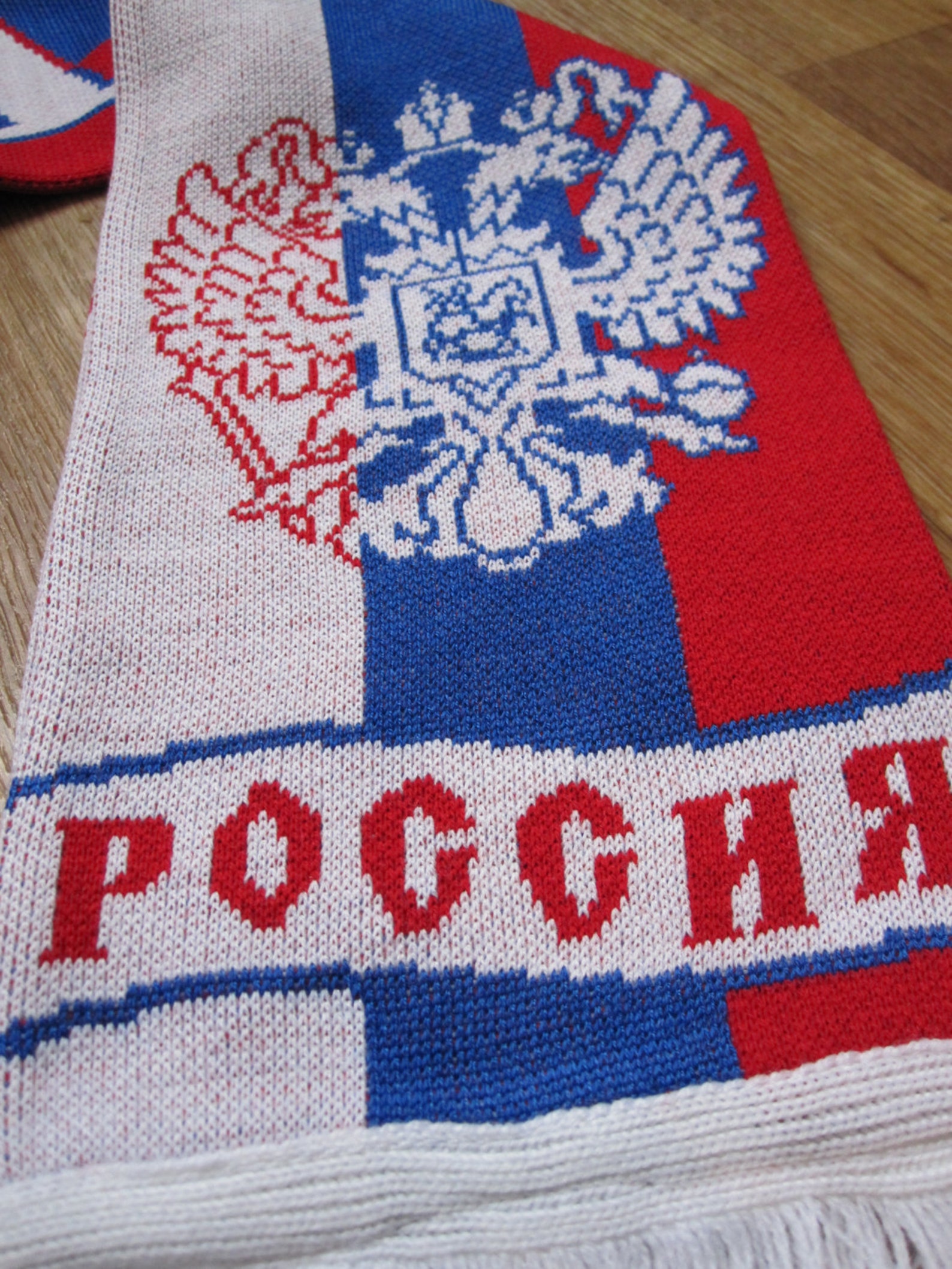 Russia Fan Scarf Russian Россия шарф Etsy