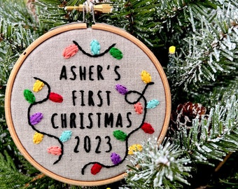 First Christmas 2023 Embroidery Kit