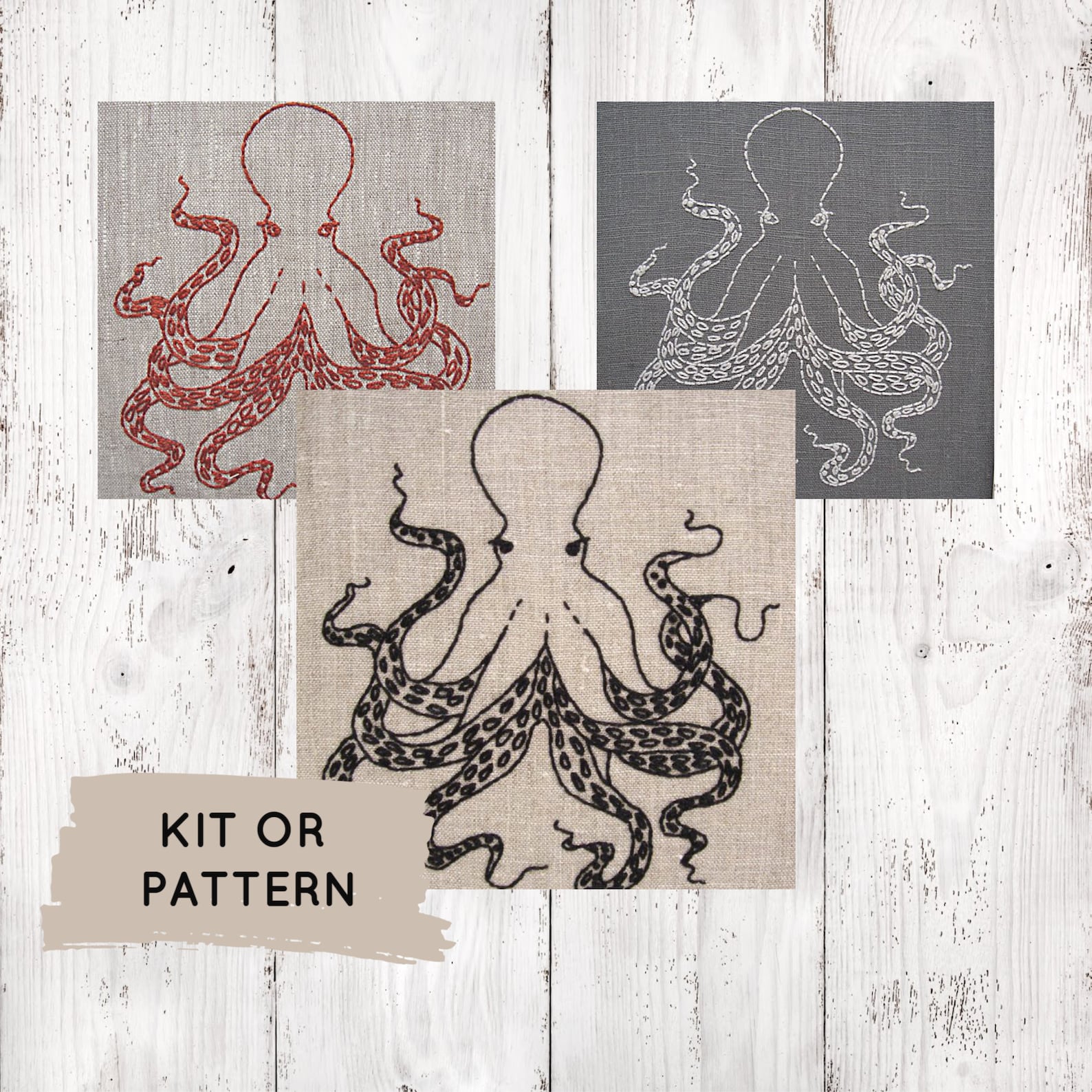 Modern Embroidery Kit Embroidery Kit DIY Embroidery Kit DIY Etsy