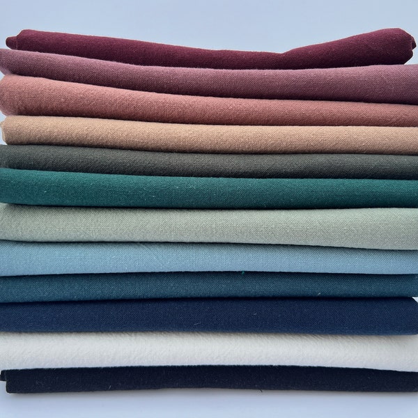 Natural Cotton Fabric for Embroidery and Sewing - 100% Cotton by the Yard/Metre