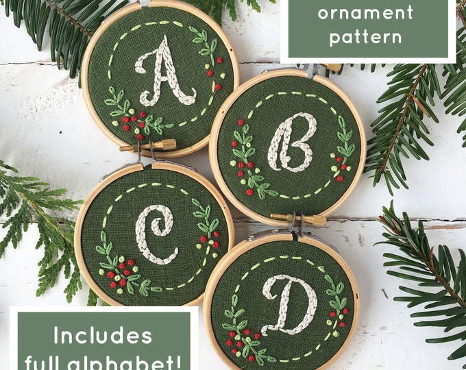 Chickadee Ornament Embroidery Pattern. Beginner Embroidery. PDF