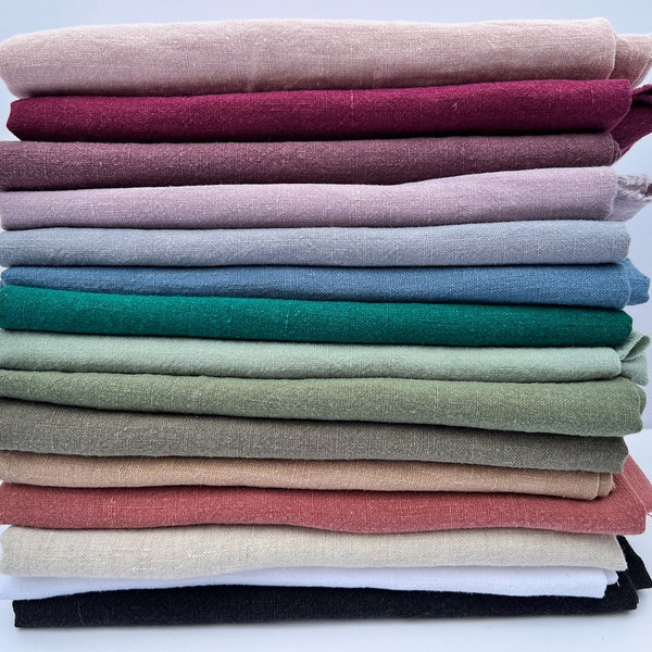 Natural Linen Fabric for Embroidery: Linen and Fabric by the Yard/Metre