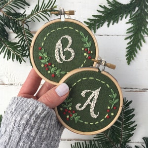 Christmas Embroidery Ornament DIY Kit image 3