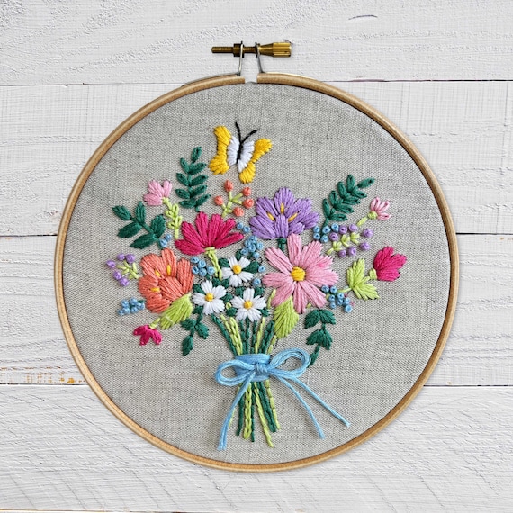 Flower Bundle DIY Sewing Kit - It's All In The Stitch (3 Colours) Flower Bundle DIY Sewing Kit - It's All In The Stitch (3 Colours)