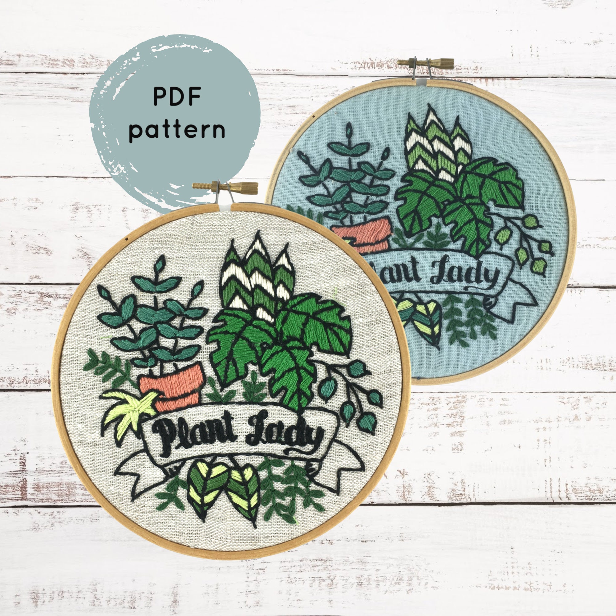 Plant Mom Embroidery Kit – Girl Got Thread