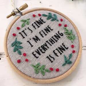 Funny Christmas Ornament Kit: It's Fine. I'm Fine. Everything is Fine. image 6