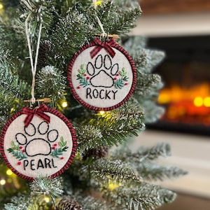 Customized Pet Ornament Embroidery Kit