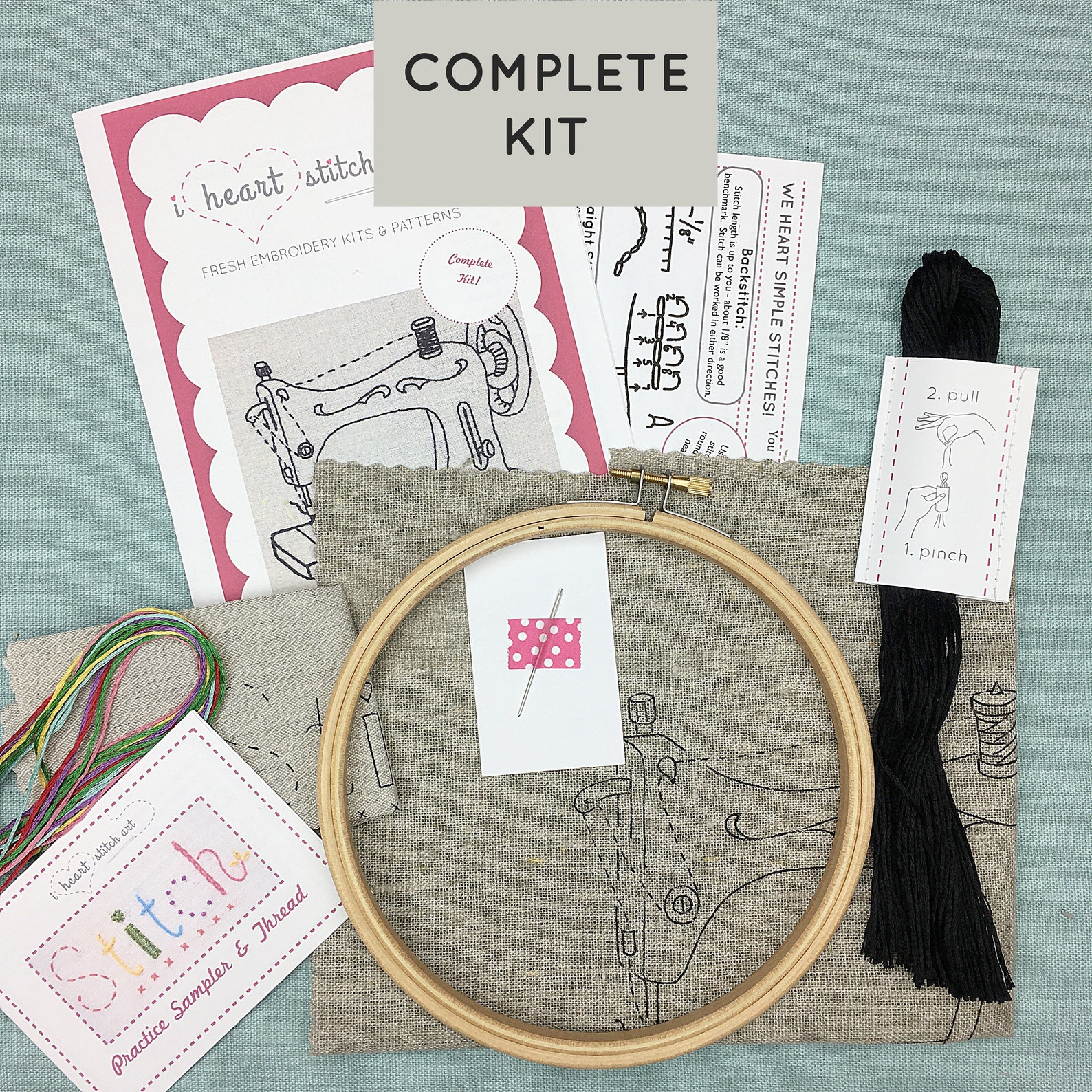 Sewing Machine Embroidery Kit Craft Room Decor or Sewist Gift Etsy