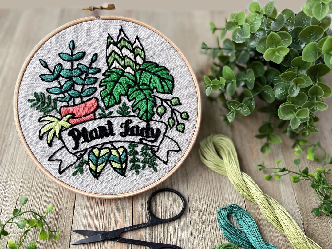 Plant Mom Embroidery Kit – Girl Got Thread