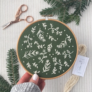 Christmas Tree, Christmas Embroidery, Embroidery Kit