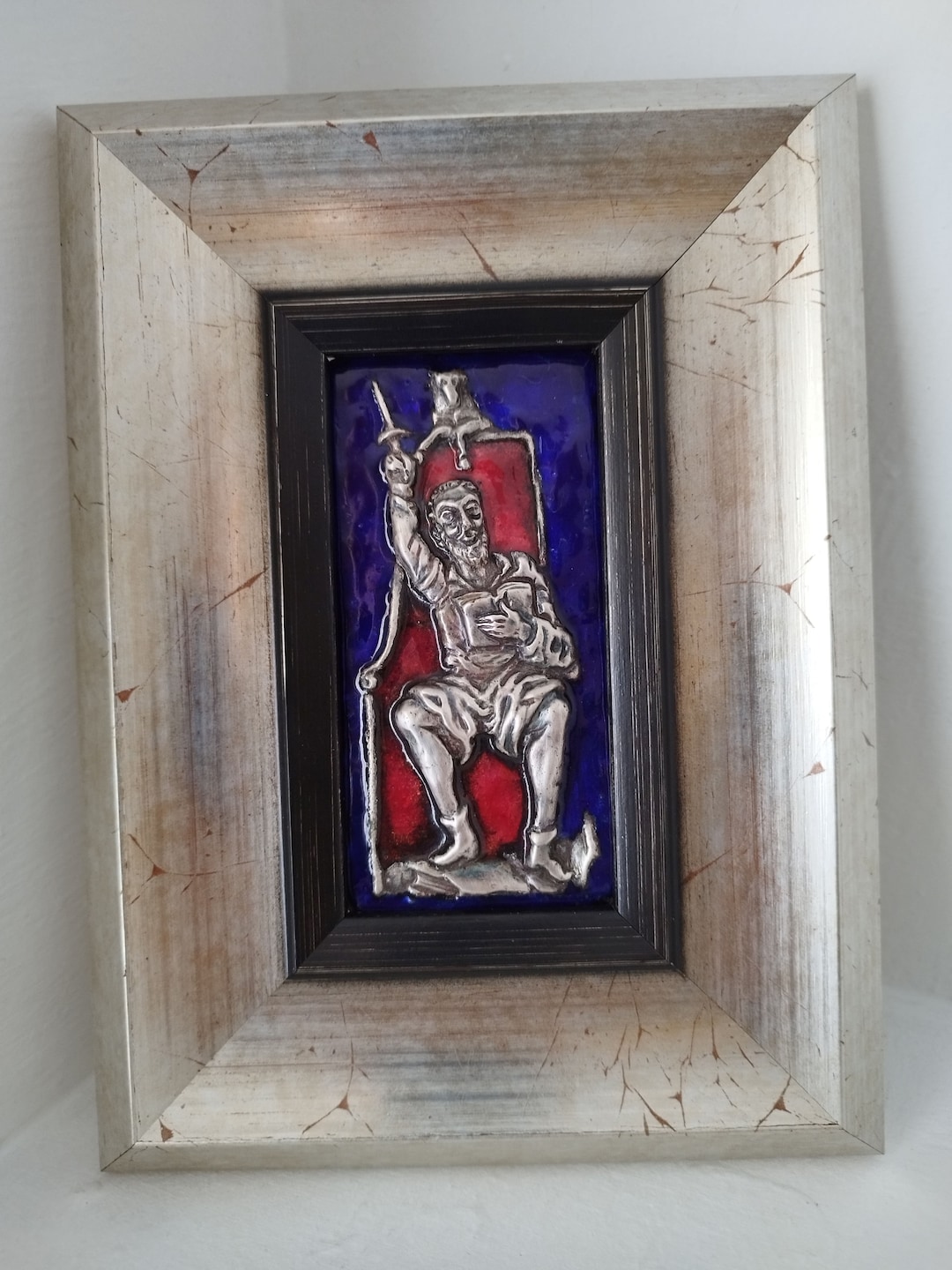 DON QUIXOTE METAL Art Sculpture Decorative Wooden Frame Etsy