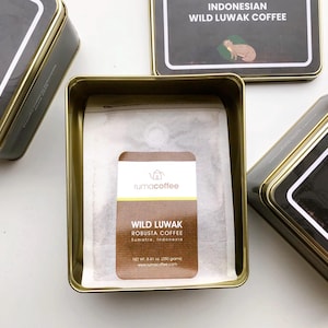 Pure Wild Kopi Luwak Robusta Civet Coffee from Rumacoffee