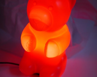 Lebber Vintage® Vintage Gummi Bear Haribo Bear Candy Bear Lamp Red Messow 