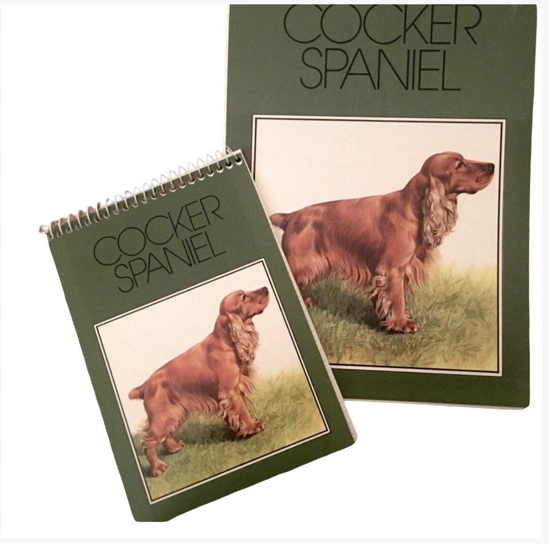 Cocker Spaniel Notebook COCKER SPANIEL Notebook Stationary Set - Etsy UK