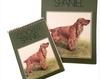 COCKER SPANIEL notebook stationary set