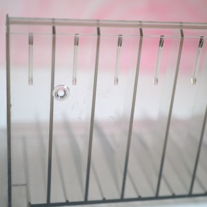 Transparent CD rack, plastic wall rack for CD's / DVDs image 6
