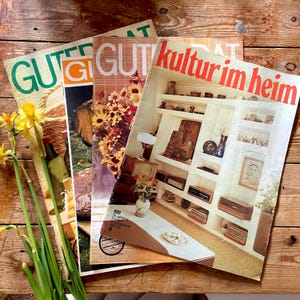 Magazines Vintage Décoration d&#39;intérieur des années 1970 - Allemagne