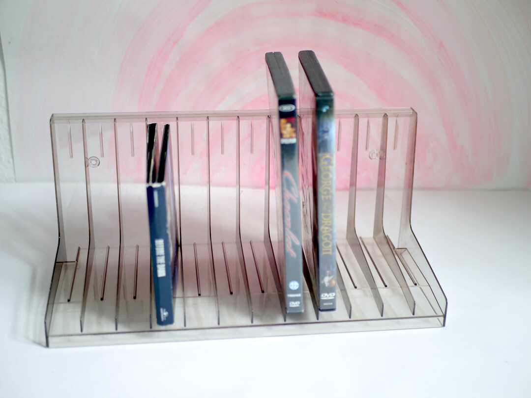 Transparent CD Rack, Plastic Wall Rack for Cd's / Dvds Etsy