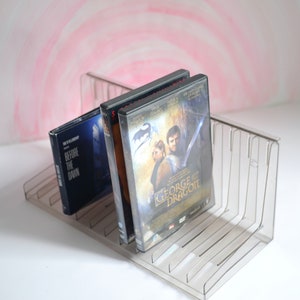 Transparent CD rack, plastic wall rack for CD's / DVDs image 8