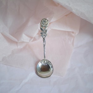 Silver plated Spoon Hildesheimer Rose Antiko 100 Vintage silver flatware Sugar cream spoon tea party essentials silver gifts
