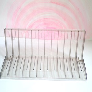 Transparent CD rack, plastic wall rack for CD's / DVDs image 4