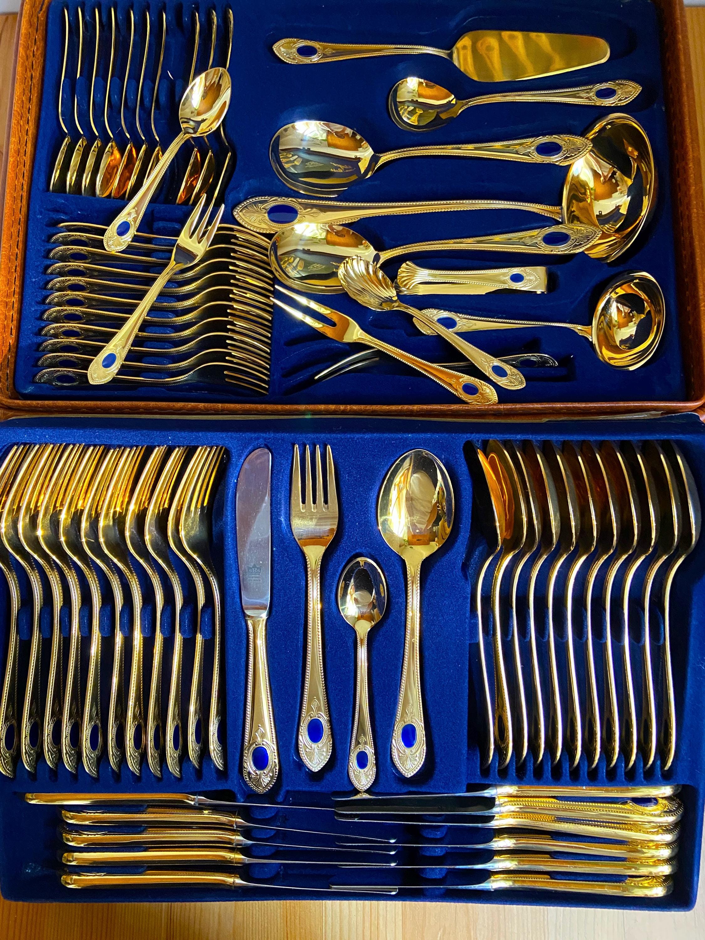 Rare Find: Vintage SBS Solingen 'toscany' Cutlery Set (70pc, 23