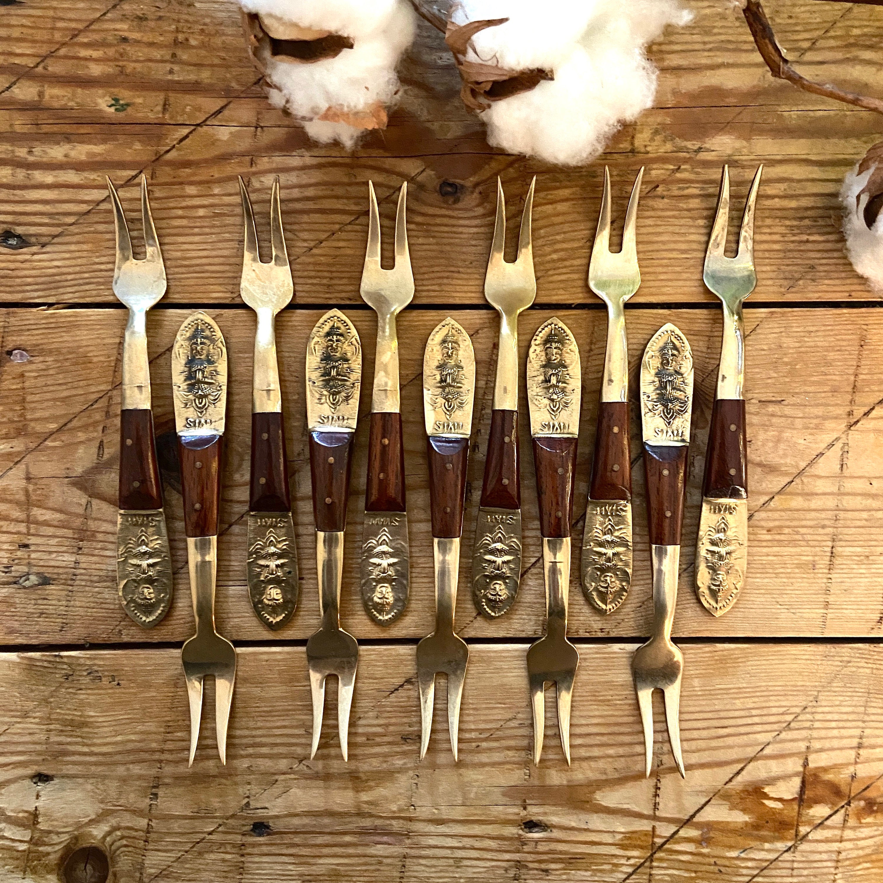 Thai bronze cutlery set - Etsy 日本