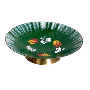 COPPER ENAMEL jewellery PLATE