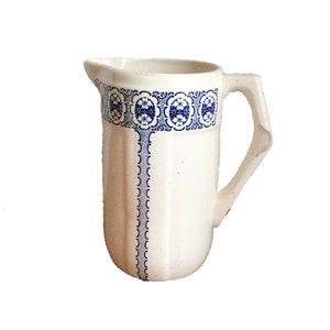 Antique STONEWARE PITCHER, Jugendstiel German stone STOLP vase