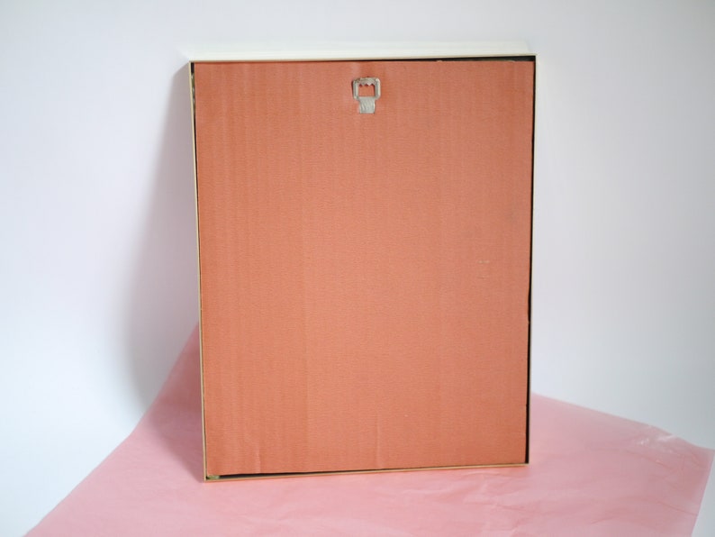 Vintage Pierrot Lady SPIEGEL/ 80er Jahre guld gerahmt verträumt Harlekin Lady Wandspiegel bild 4