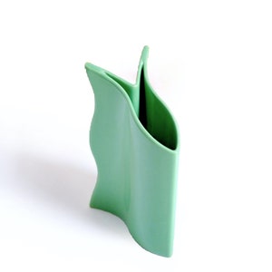 Vintage Ceramic Flower Vase, Pistazie green by ASA 90s Art