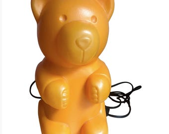 グミベアランプ / ヴィンテージオレンジプラスチックナイトランプ