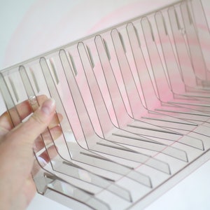 Transparent CD rack, plastic wall rack for CD's / DVDs image 7