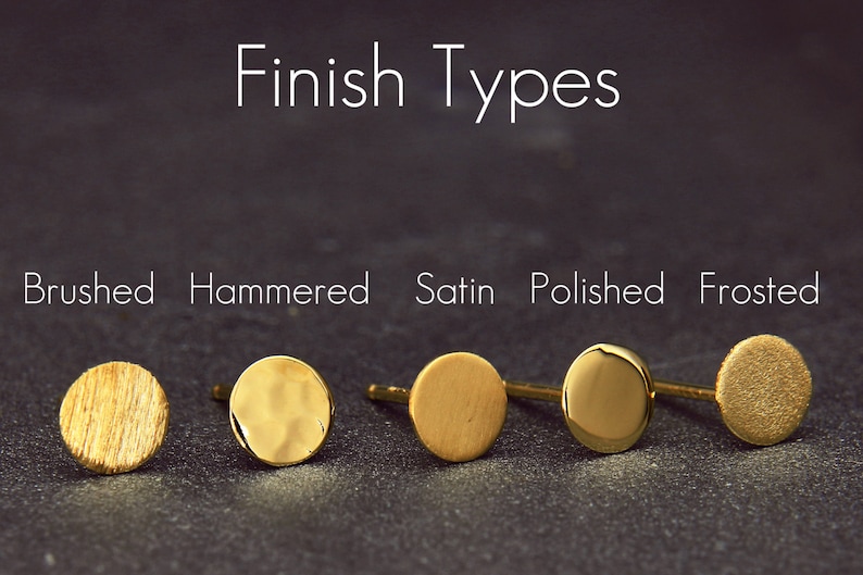 Handmade polished solid 14k rose gold 38 Solid 14K Rose Gold Disc Necklace disc necklace ~9.5mm