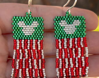 Sterling Silver Beaded Earrings: Mickey Mouse Inspired Jewelry