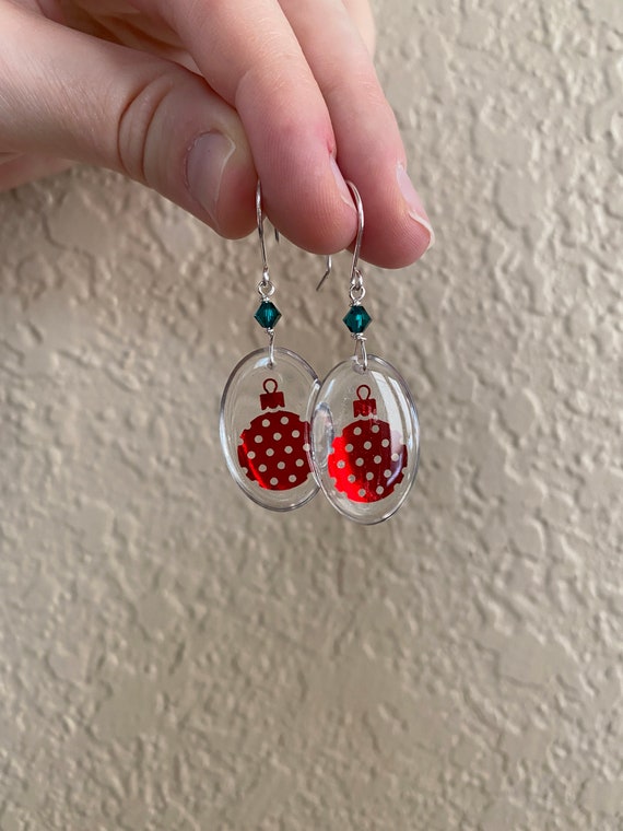 Sterling Silver Earrings, Christmas Jewelry, Christmas