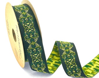 Celtic Knot Jacquard Ribbon 25mm Sewing Trim for Clothing and Home Decoration Sewing Craft Supplies, Dirndl Apron Trim, Dirndl Accessories