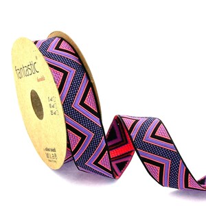 Chevron Jacquard Band : Dekoratives Zierband zum Nähen