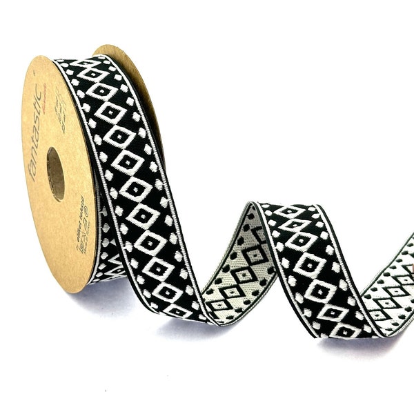 Ribbon for DIY Clothing Accessories and Home Decor, 25 mm Decorative Trim for Sewing Clothing, DIY Crafts, Fashion Embellishments