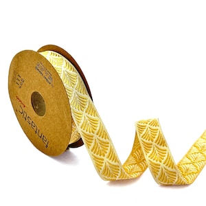 Jacquard Ribbons - 20 mm Embroideried Jacquard Trim Woven - Ribbon Trim, Decorative Ribbons for Fashion and Home Decor