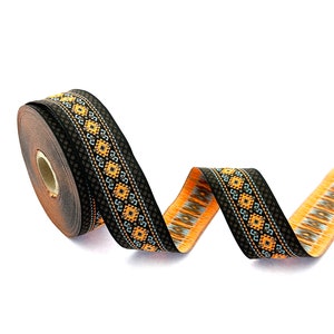 African Motif Jacquard Ribbons, Colorful Trim for Hat, Bag and Clothing Decoration, Decorative Sewing Trim, Boho Ribbon, Trim for Crafting
